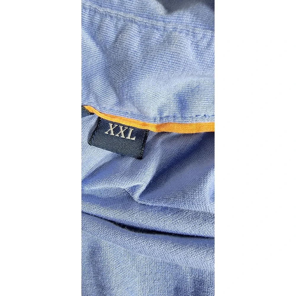 Polo Golf Ralph Lauren Mens XXL Blue Pima Cotton Short Sleeve Polo Shirt Logo